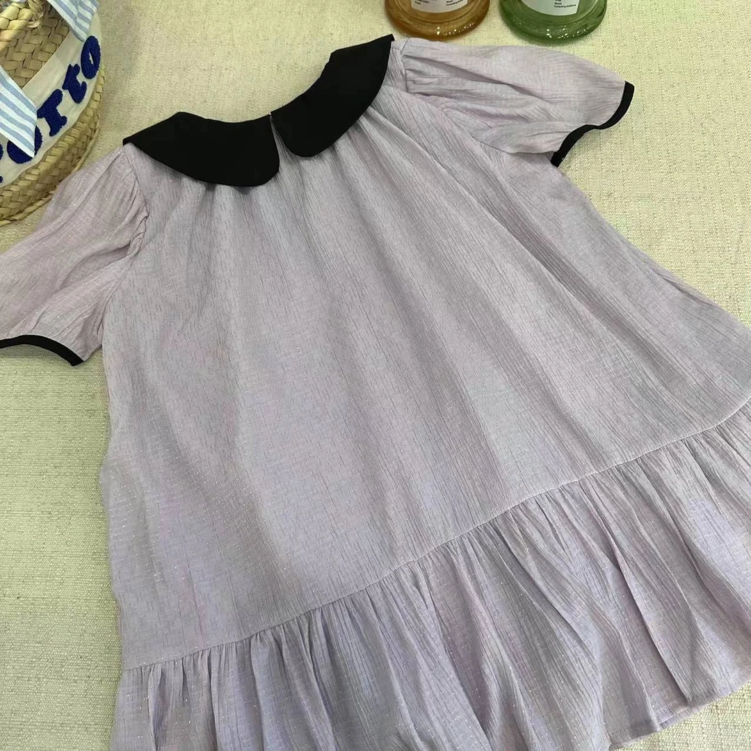 儿童B002370娃娃领连衣裙