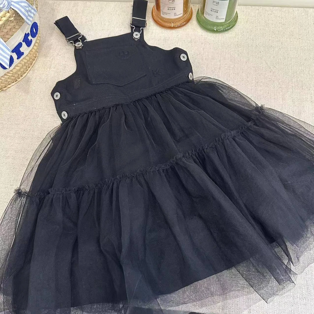 儿童B002296背带拼接连衣裙