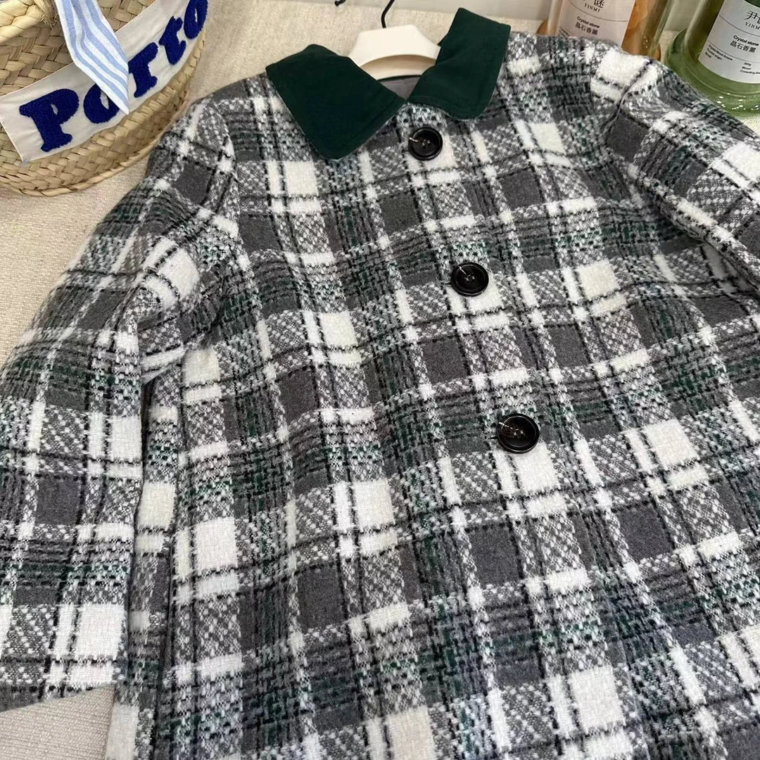 儿童E003060 儿童加厚呢大衣