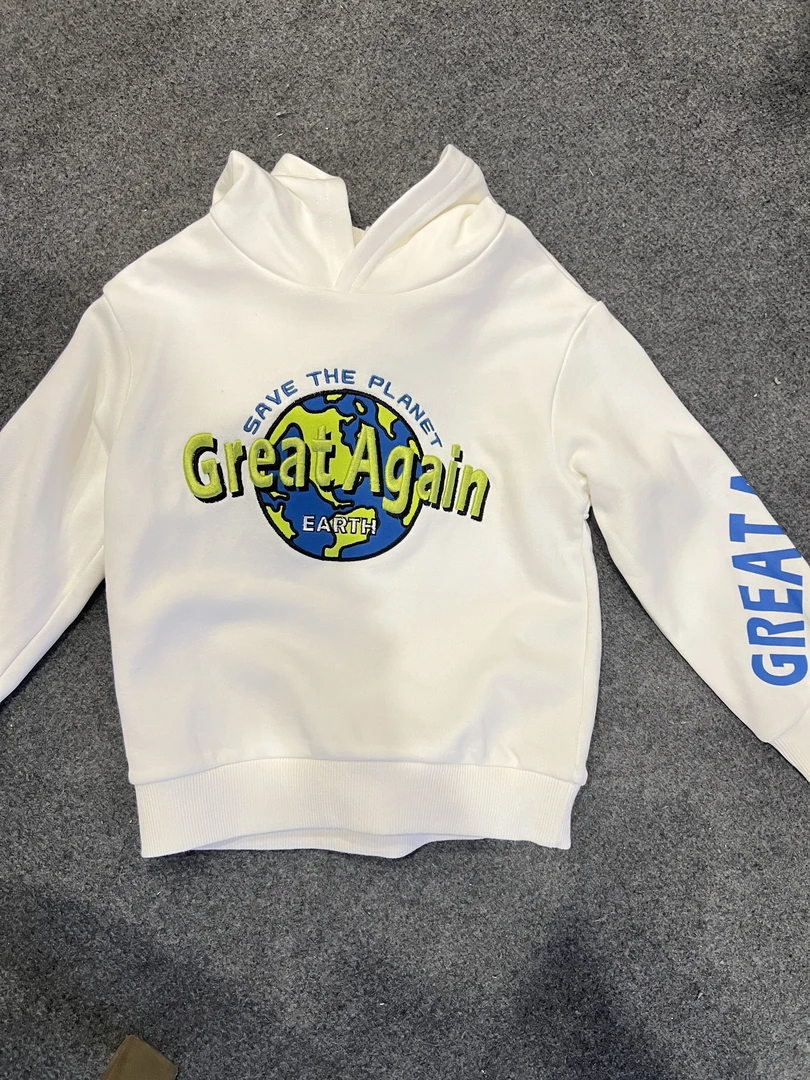 110尺码-男童女童春秋季连帽卫衣F21