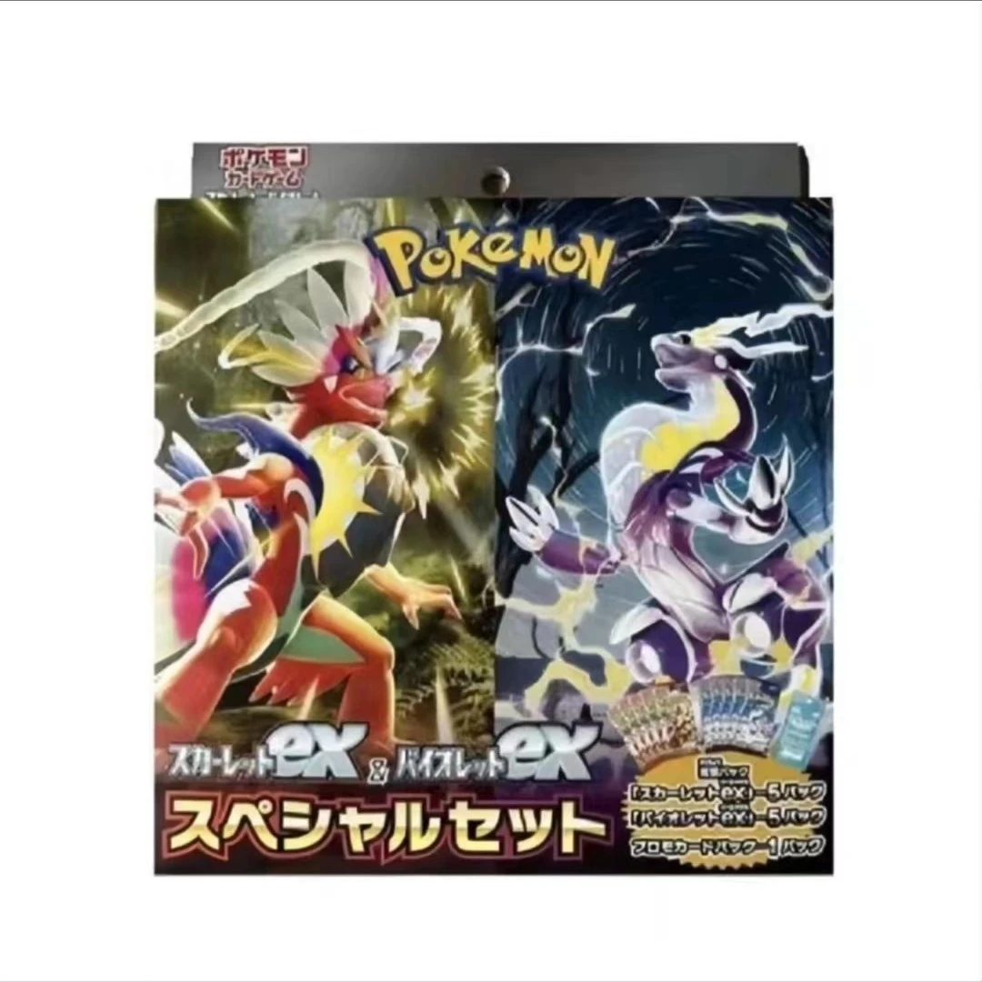 宝可梦PTCG日版 朱紫挂盒 宝可梦卡牌【下单默认代拆】