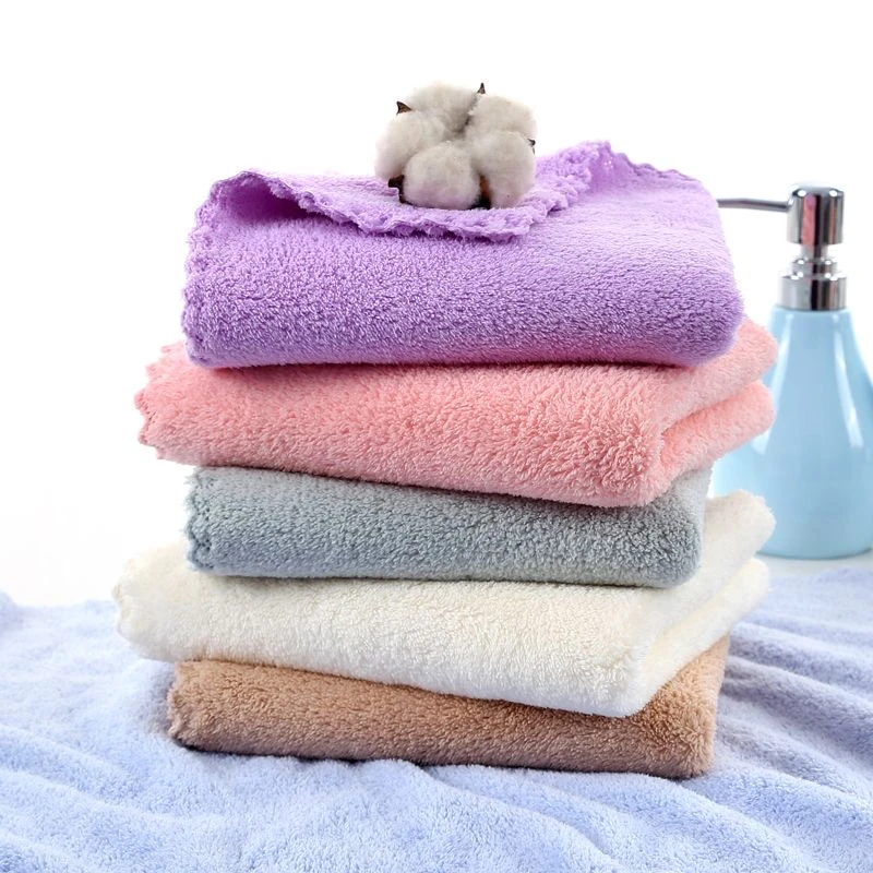 DS珊瑚绒毛巾1条装超吸水颜色随机发12.6ds