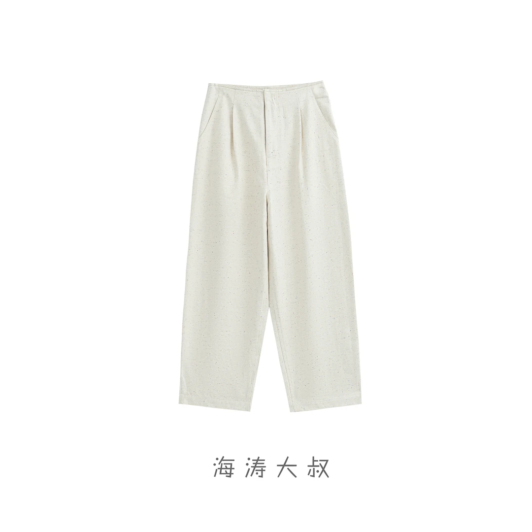 【海涛大叔】 柔软亲肤彩点老爹裤 GJ8631