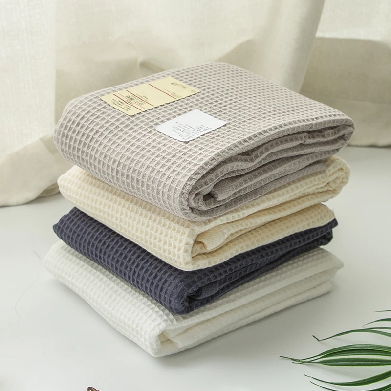 【海涛大叔】无印棉蜂窝纹方巾、毛巾不可选四条 WYMFWW