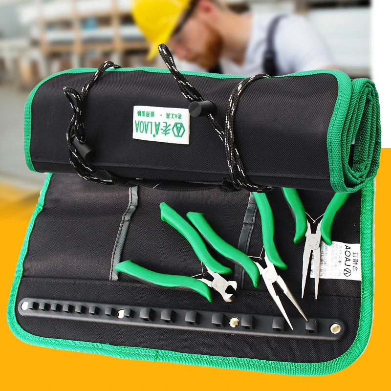 老A加厚滚筒包卷式工具包可折叠卷筒工具包方便电工收纳 LA212815