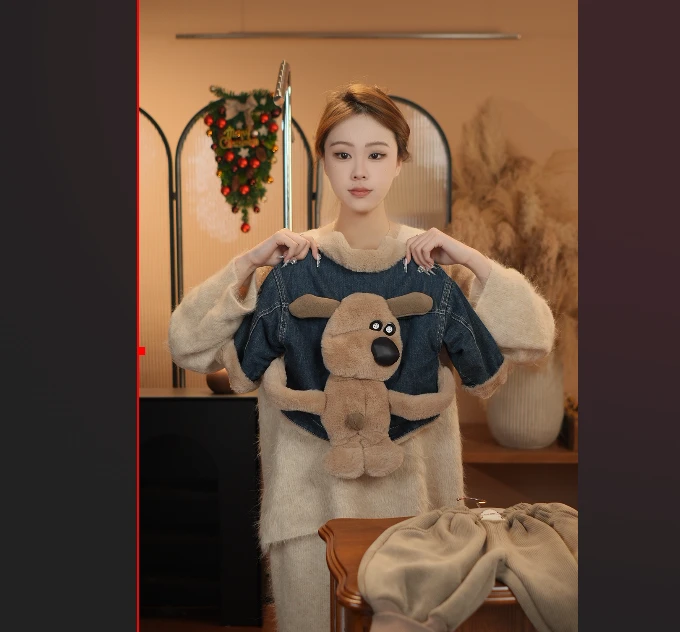 2023秋冬季儿童加绒加厚时尚潮流保暖外套35325