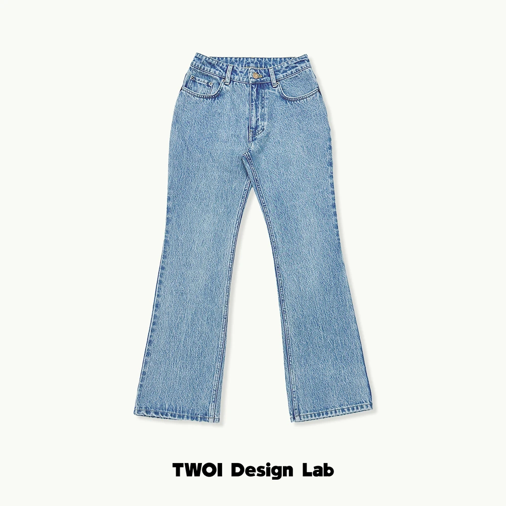 TWOI"塑形牛仔"立体裁剪，时髦显瘦！「舒适纯棉廓形牛仔裤」