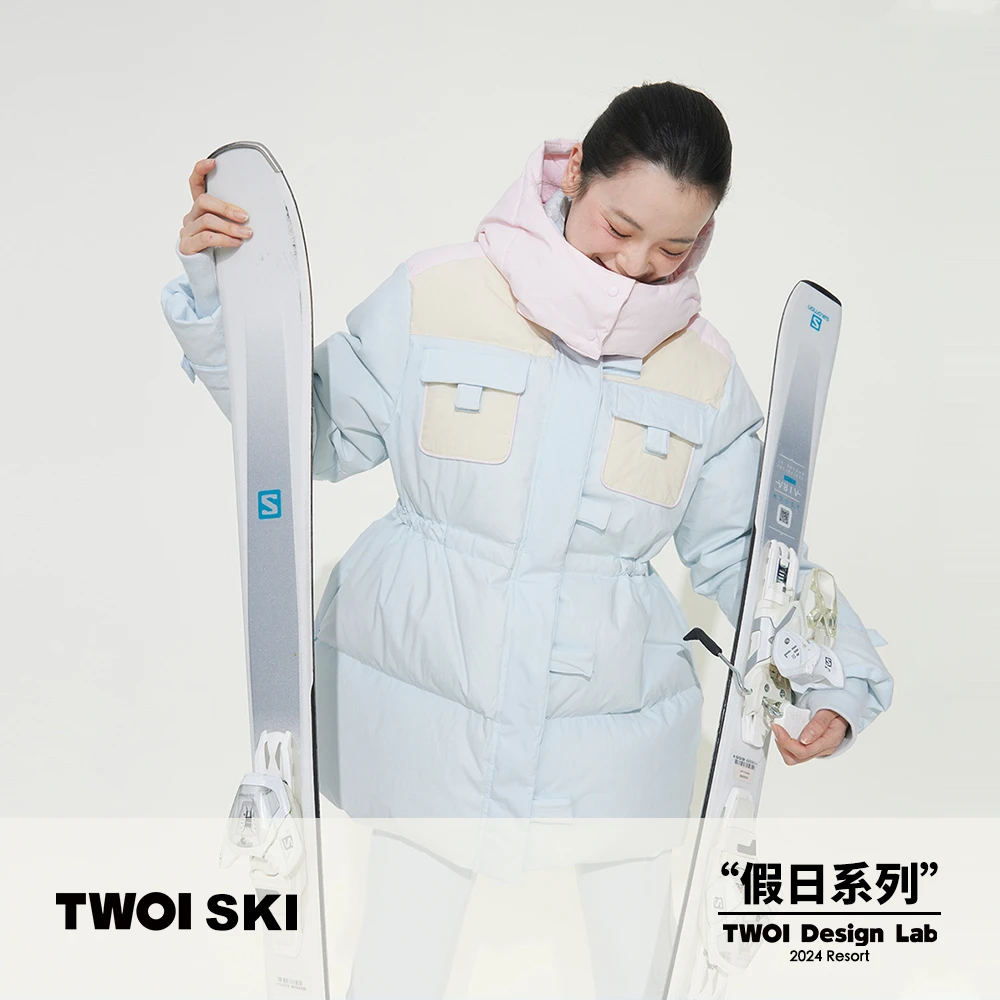 "必入·第一件TWOI奶油配色羽绒":「超厚实防风羽绒服」TWOI SKI