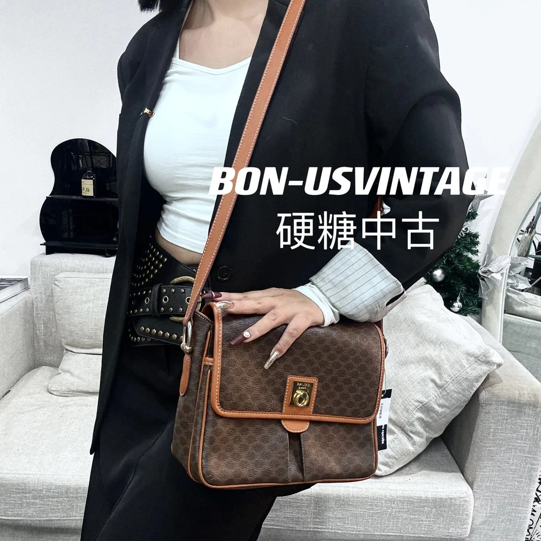 95新 Celine/思琳 /614140/思琳金牌邮差