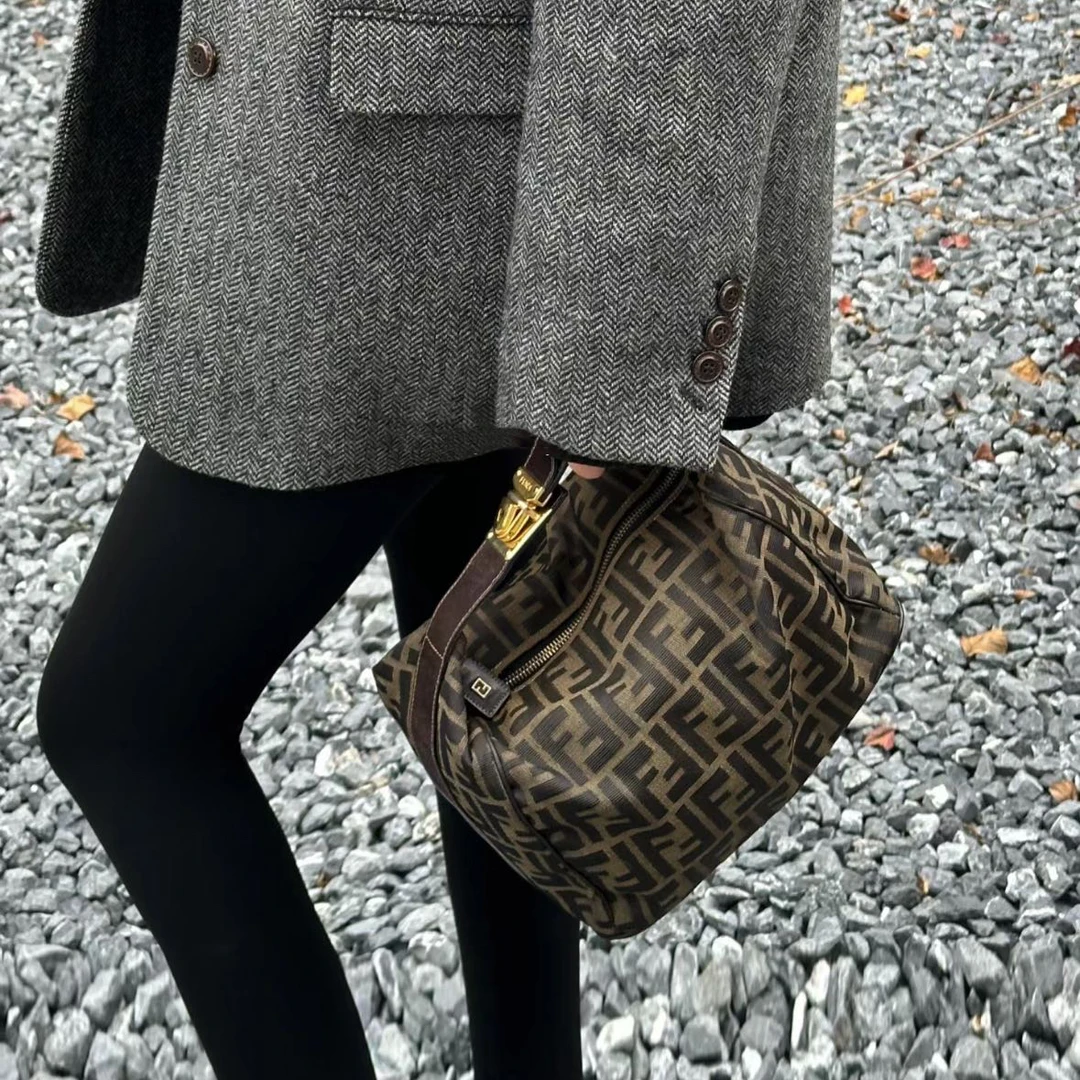 95新 FENDI/芬迪 /617414/老花大饭盒