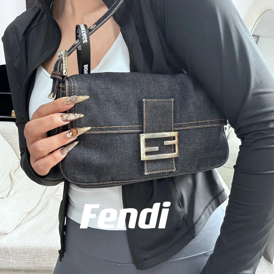 95新 FENDI/芬迪 616558/牛仔法棍