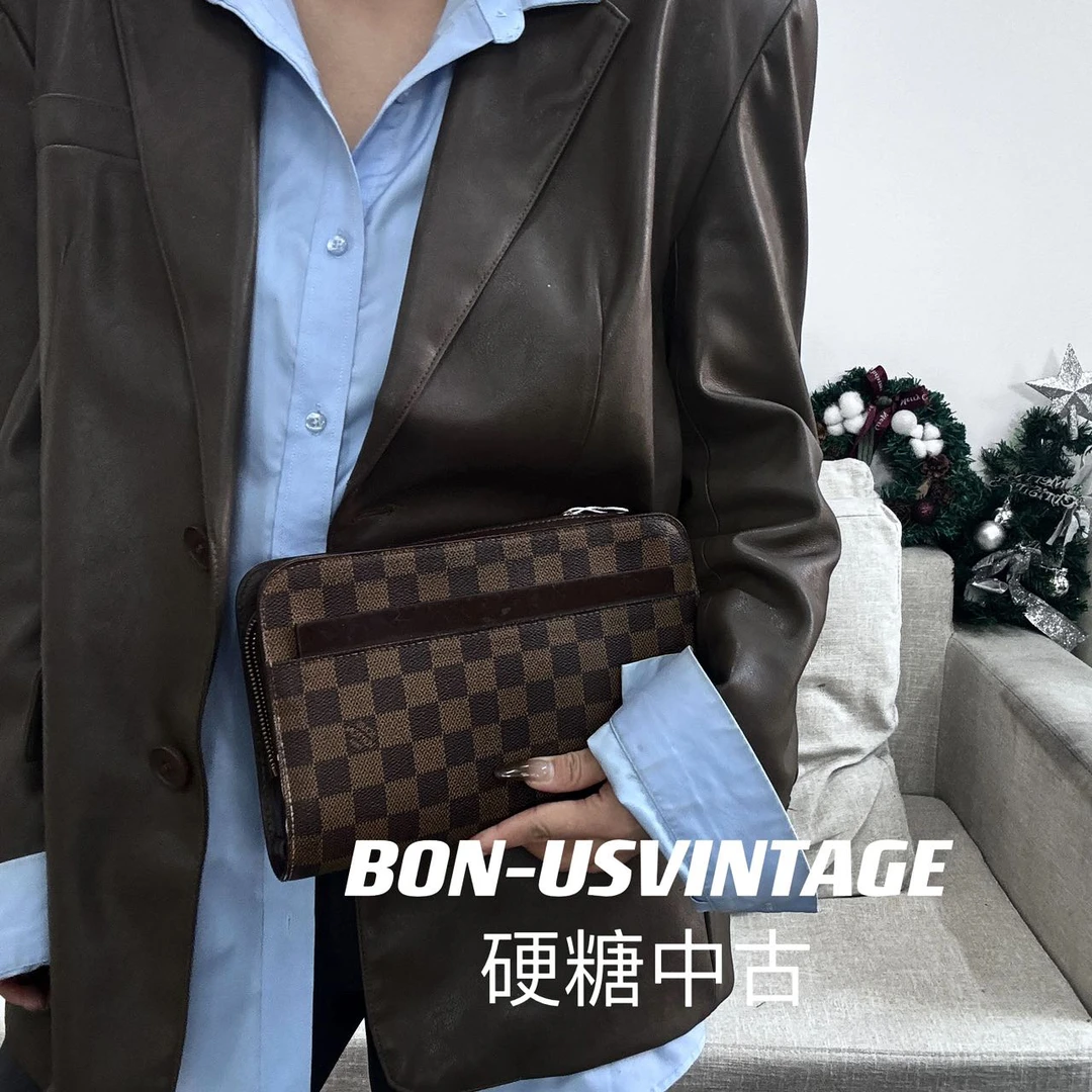 95新 LouisVuitton/路易威登 614624/棋盘格盒子包