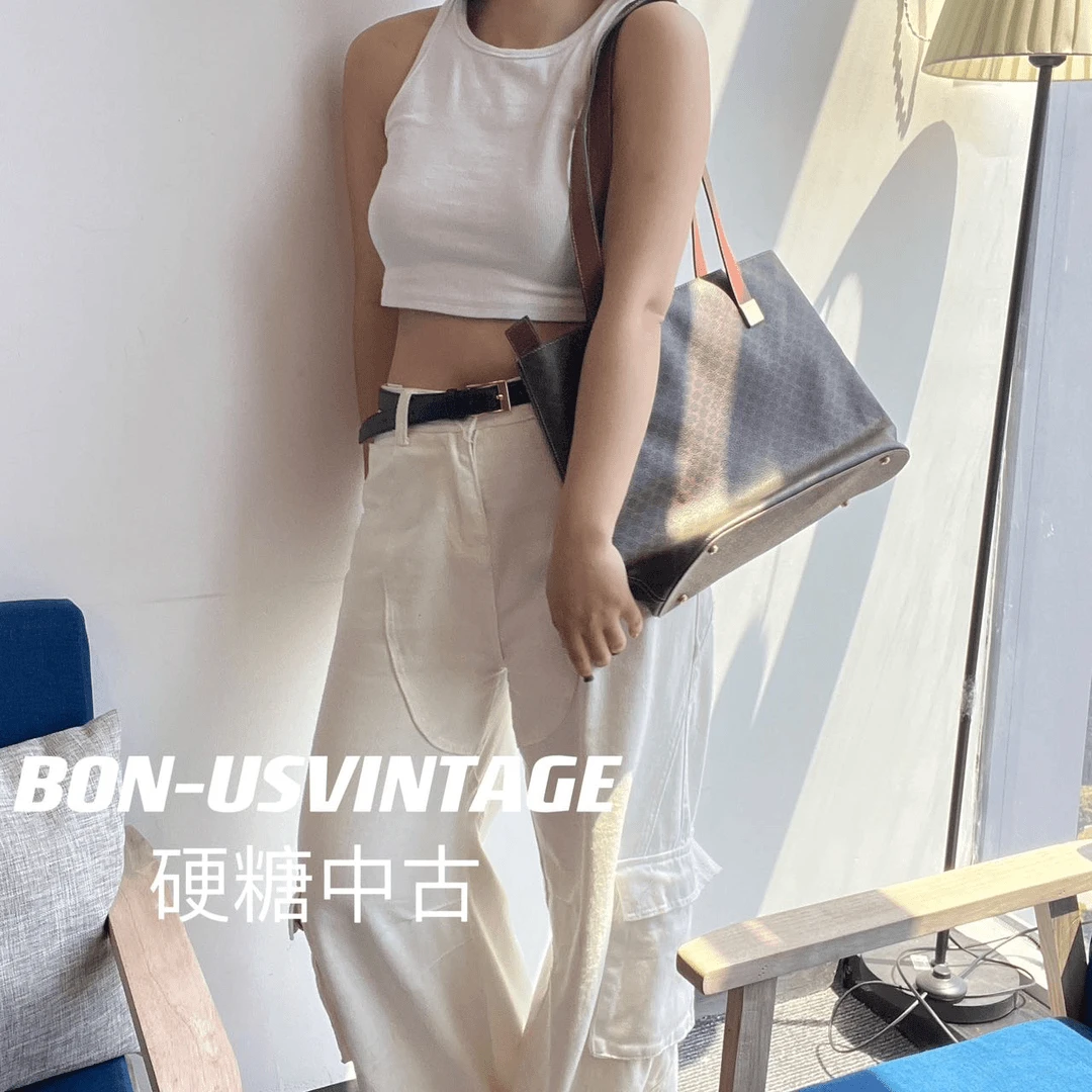95新 Celine/思琳 /8612376/老花托特