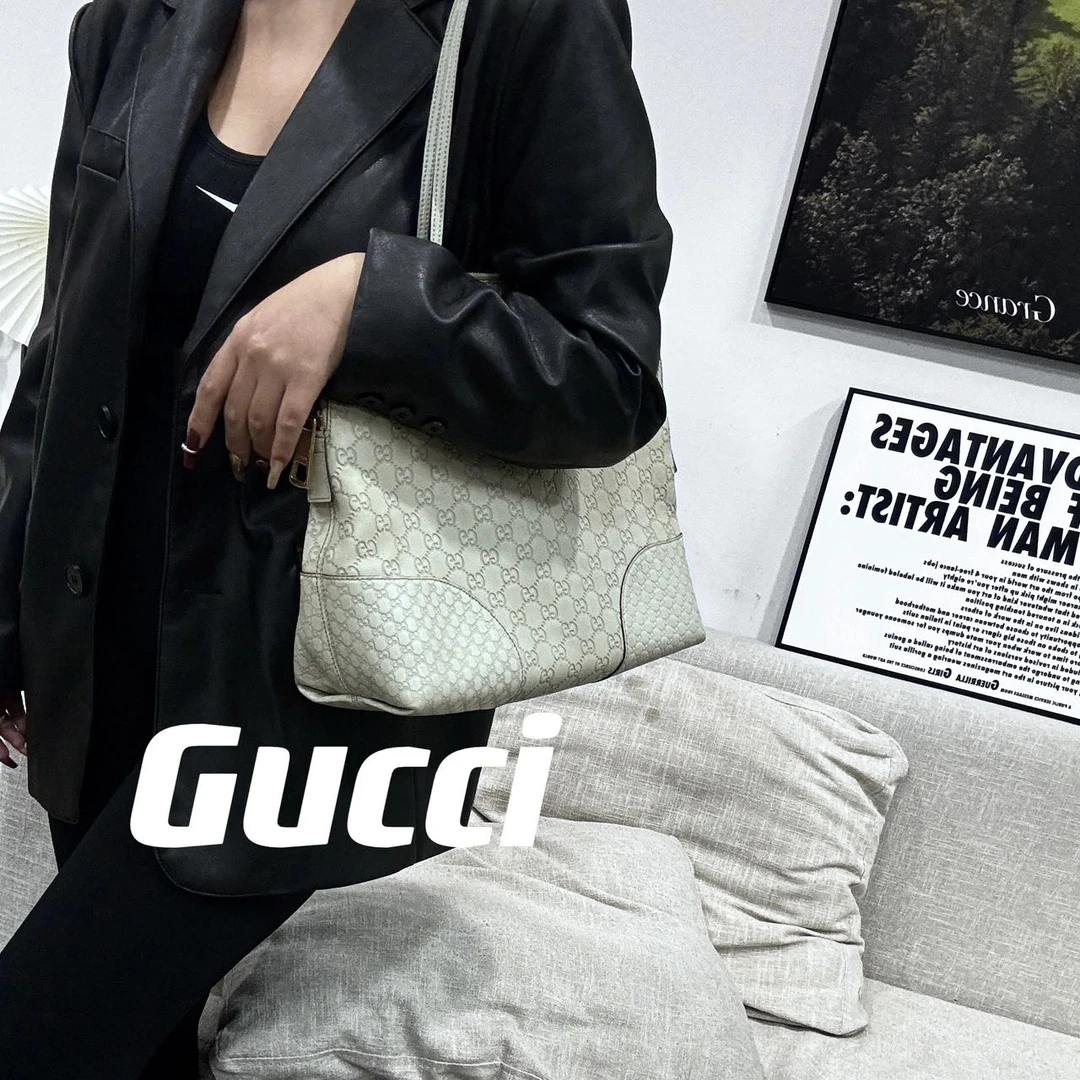 95新 GUCCI/古驰 613919/老花贝壳