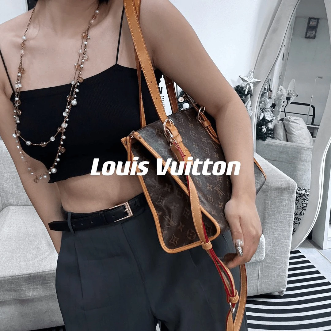 95新 LouisVuitton/路易威登 616301/金球托特