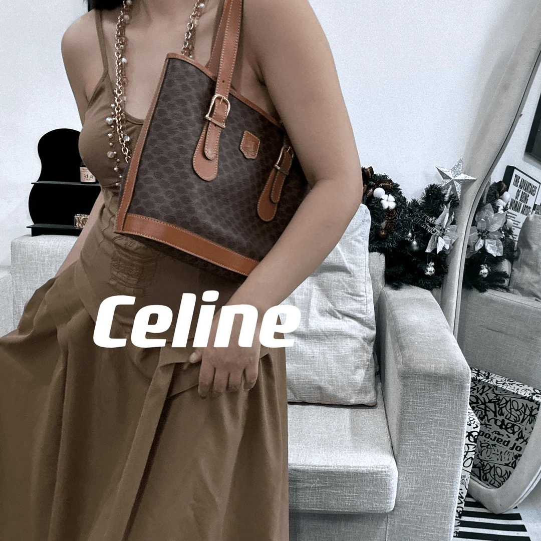 95新 Celine/思琳 /616512/老花水桶