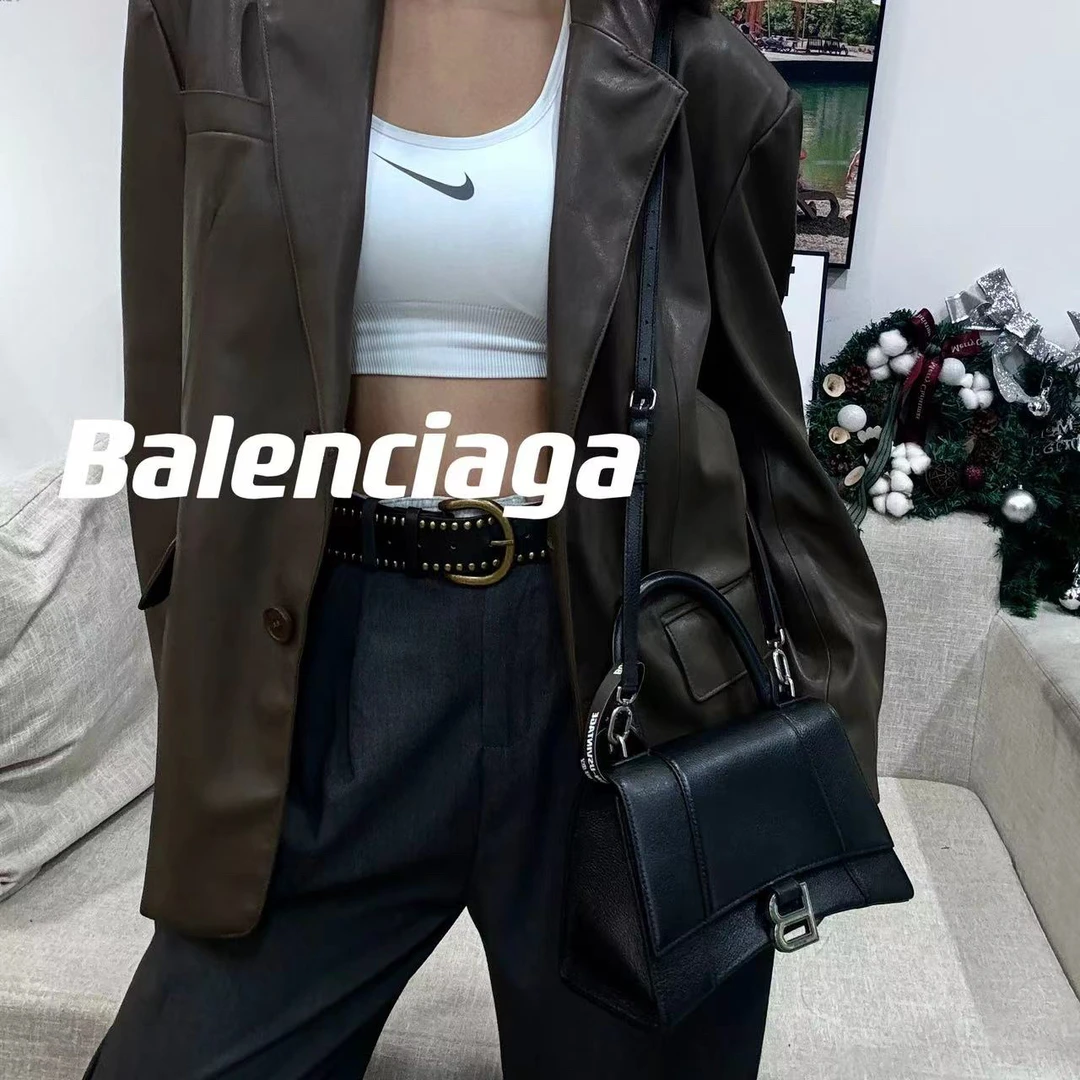 95新 Balenciaga/巴黎世家 8612020/沙漏小号荔枝纹