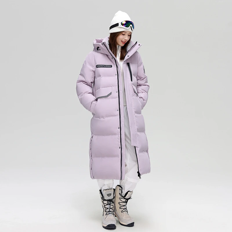 【商城同款新品】雪中飞时尚休闲情侣中长款加厚羽绒服X40140206X