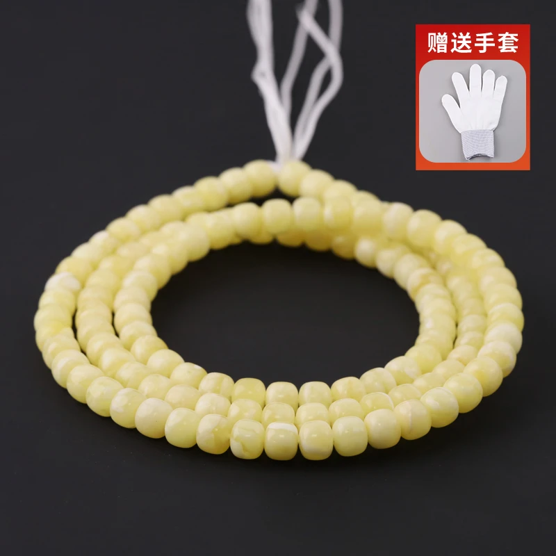满白花蜜蜡108长串JGPY-52/7.4mm+左右