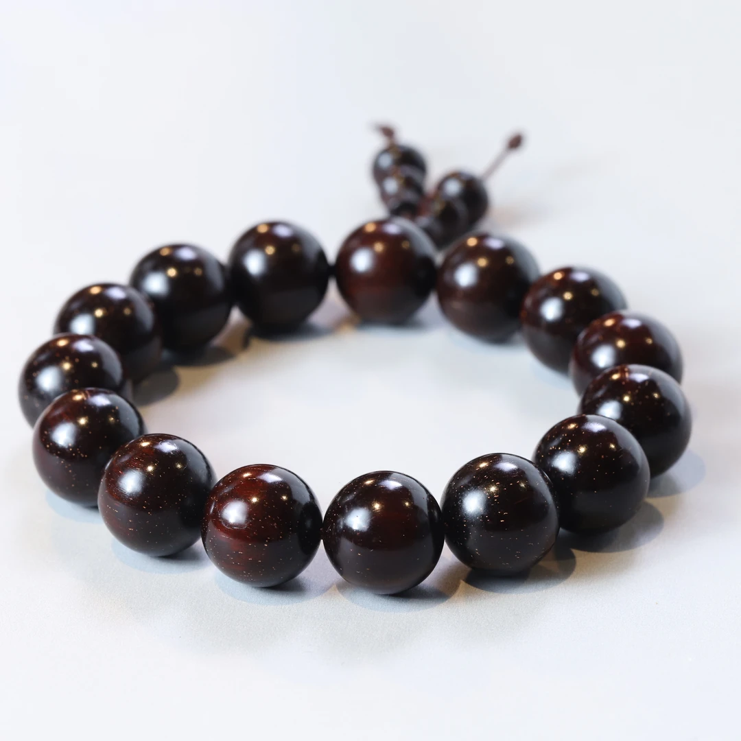 XY042 小爆星小叶紫檀圆珠手串