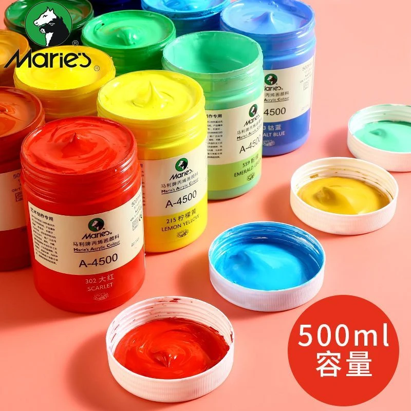 马利丙烯画颜料100ml防水不掉色商用外墙涂鸦旧物改造