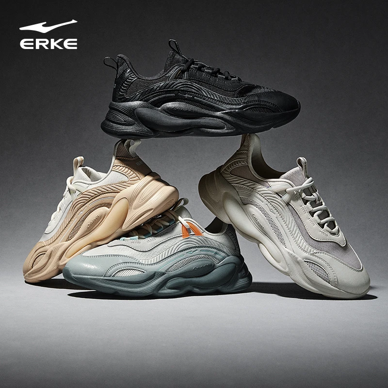 未央丨鸿星尔克秋季新款女复古潮流运动鞋52124102307体考体测