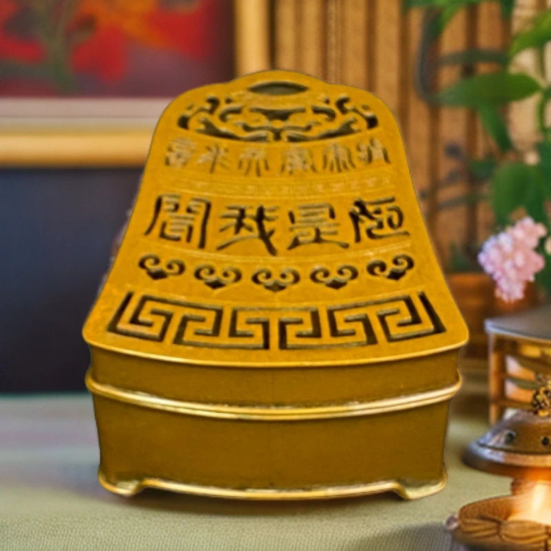 【善香缘工艺品】庆松堂胡庆松制钟炉印香炉精工细作7.5*10*5cm