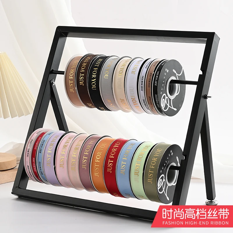 【雅琪】小香风英文螺纹丝带礼品蛋糕礼盒手工彩带鲜花花束包装材料