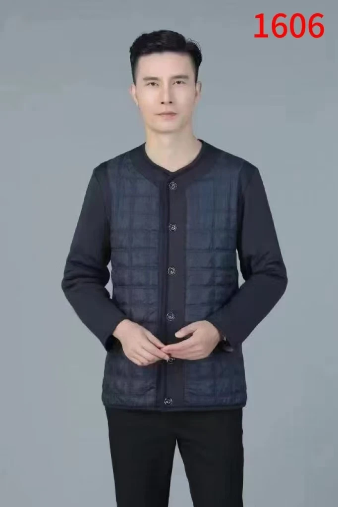 男款绒里绗缝棉袄