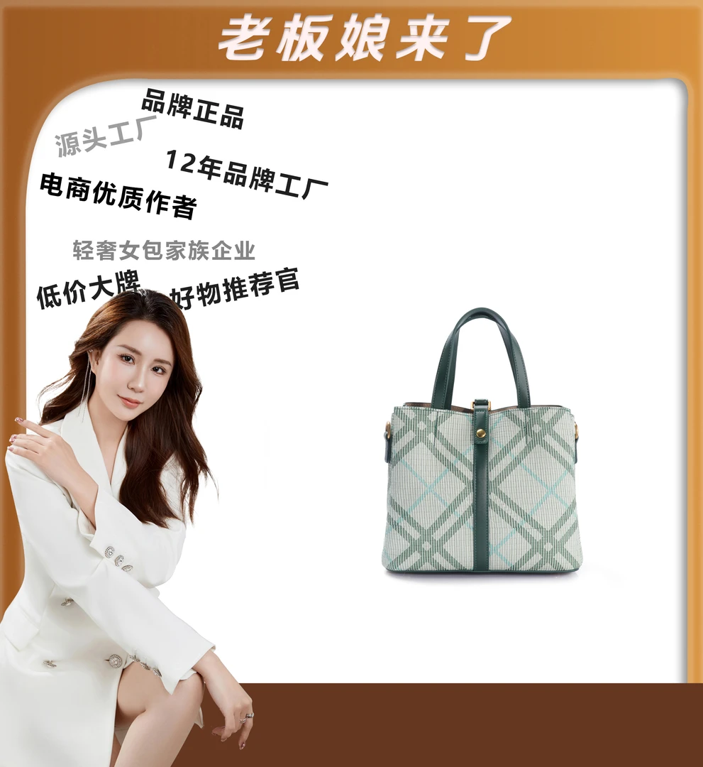 2024年包包女士时尚百搭时尚JY588-拼色简约优质单肩经典