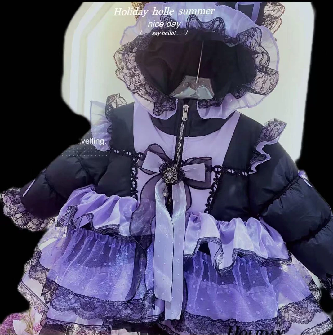 糖玉品牌高货女童外套【库.洛洛米】棉服