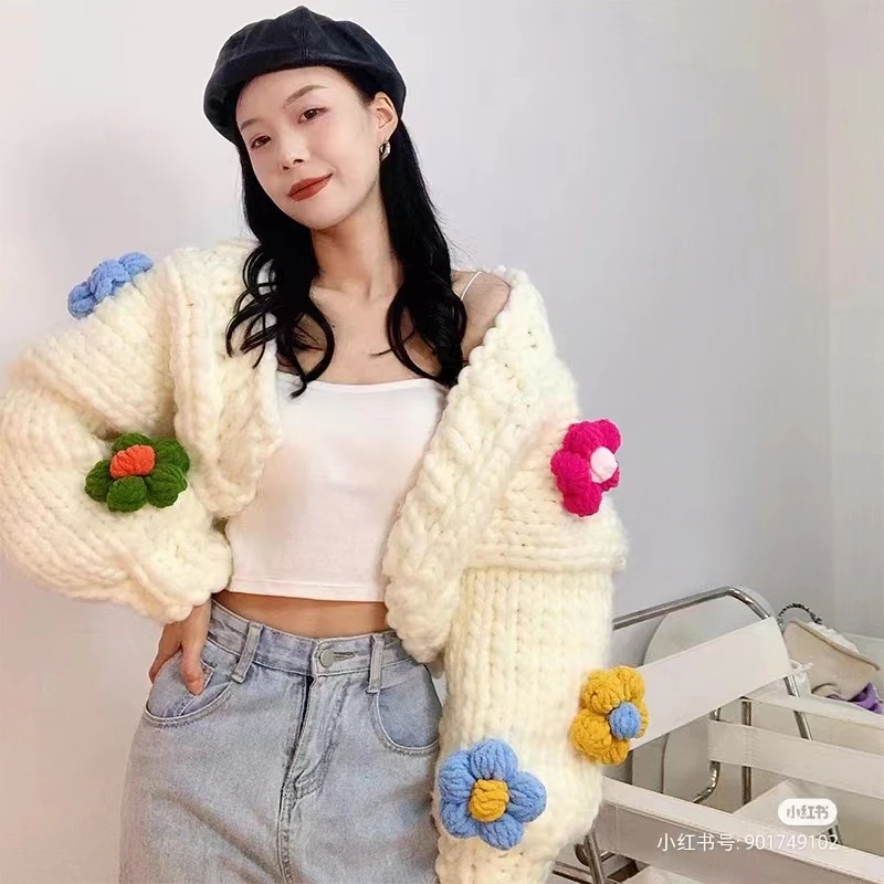 1朵拉萌宝手编毛线便携