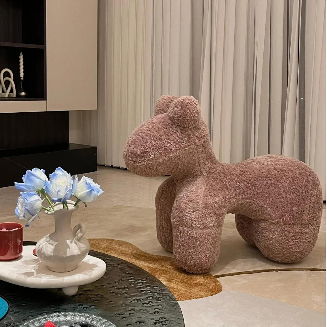 PONY小马椅休闲椅设计款百搭风格客厅阳台装饰摆件大牌同款设计