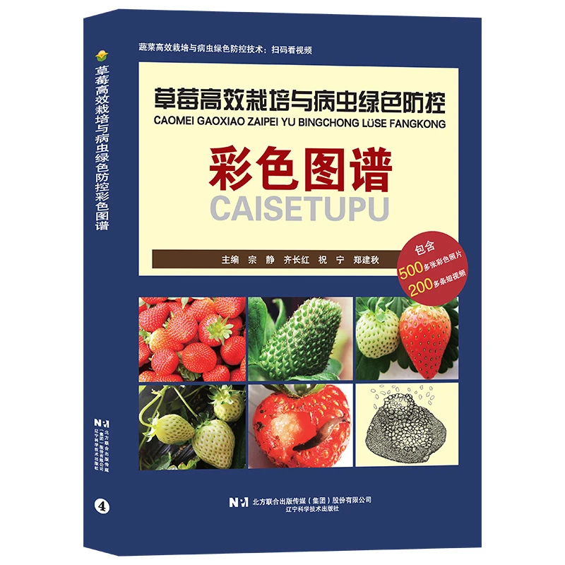 草莓高效栽培与病虫绿色防控彩色图谱 郑建秋9787559139108辽科