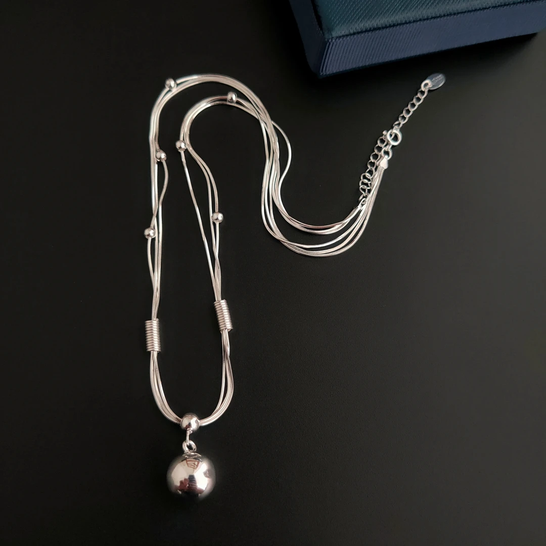 坠链均925银 苏德银饰纯银项链民族风精品原创款日常佩戴素款气质