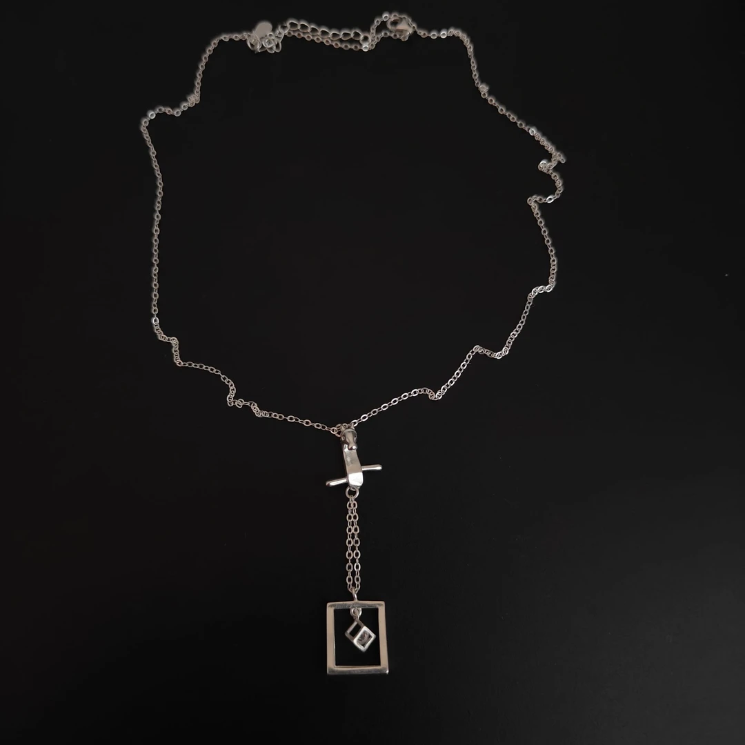 坠链均足银 蒙古元素纯银马头琴项链民族风独特气质时尚百搭礼品