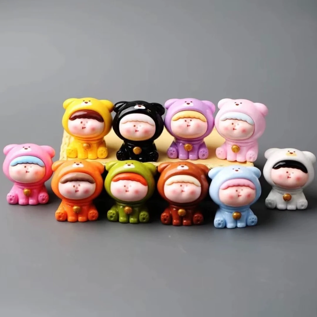 【许6愿】实色可爱小熊莉莉丝 创意DIY摆件