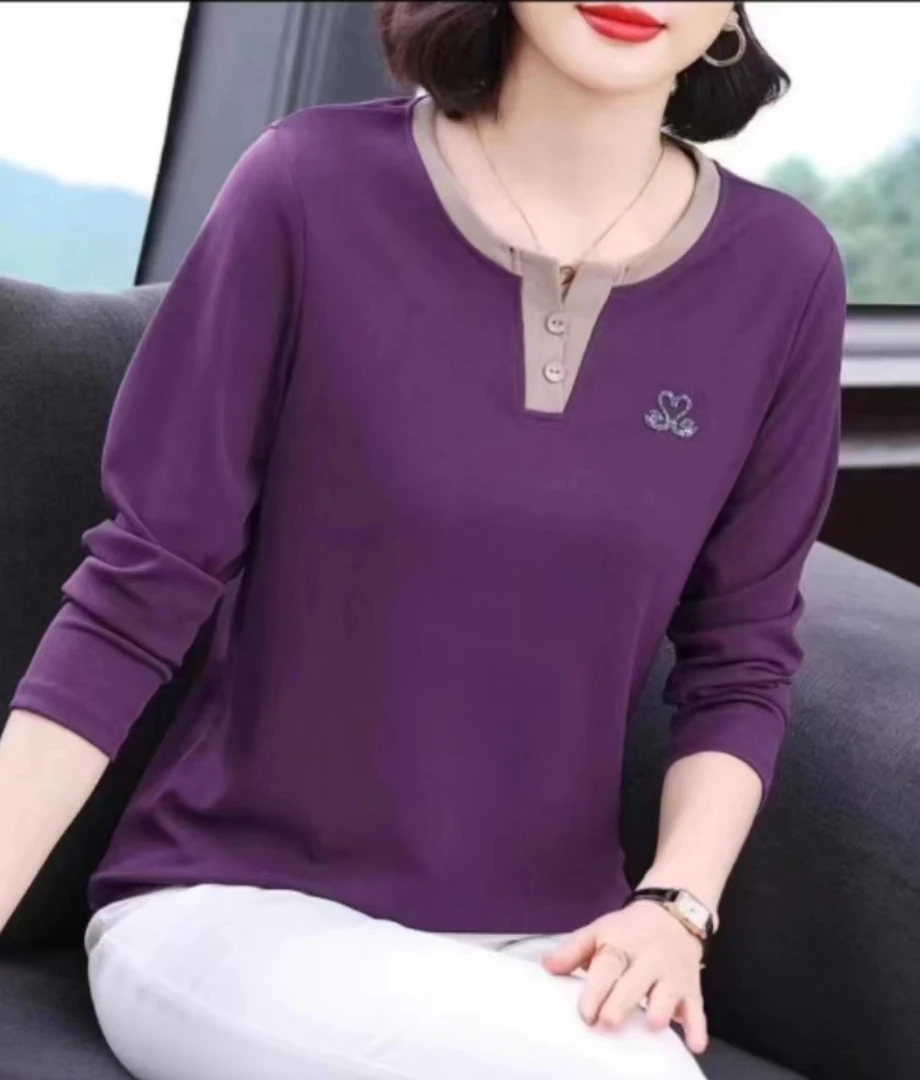 新款时尚休闲气质百搭T恤  （小天鹅）