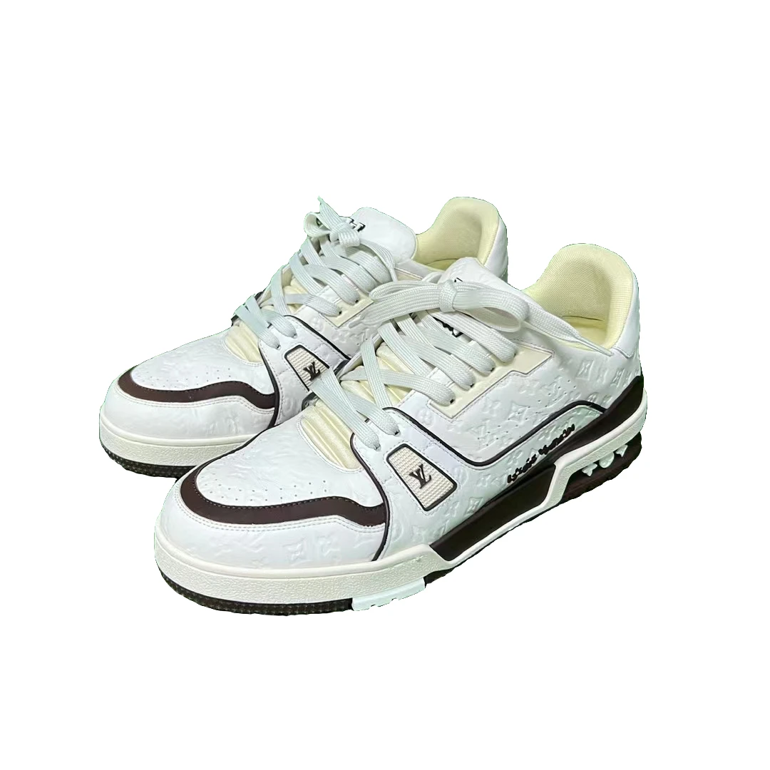 Tyler x Louis Vuitton LV Trainer 米棕色 42码 原盒 95新