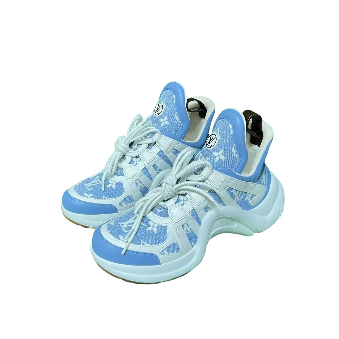 Louis Vuitton LV Archlight 丹宁牛仔老花运动鞋 40码 全新原盒