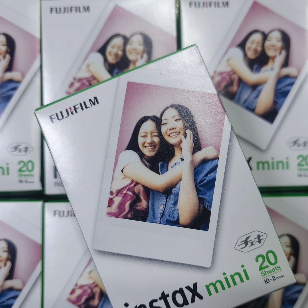 富士拍立得相纸mini通用mini7+/9/11/12/等三寸相纸胶片白边花边