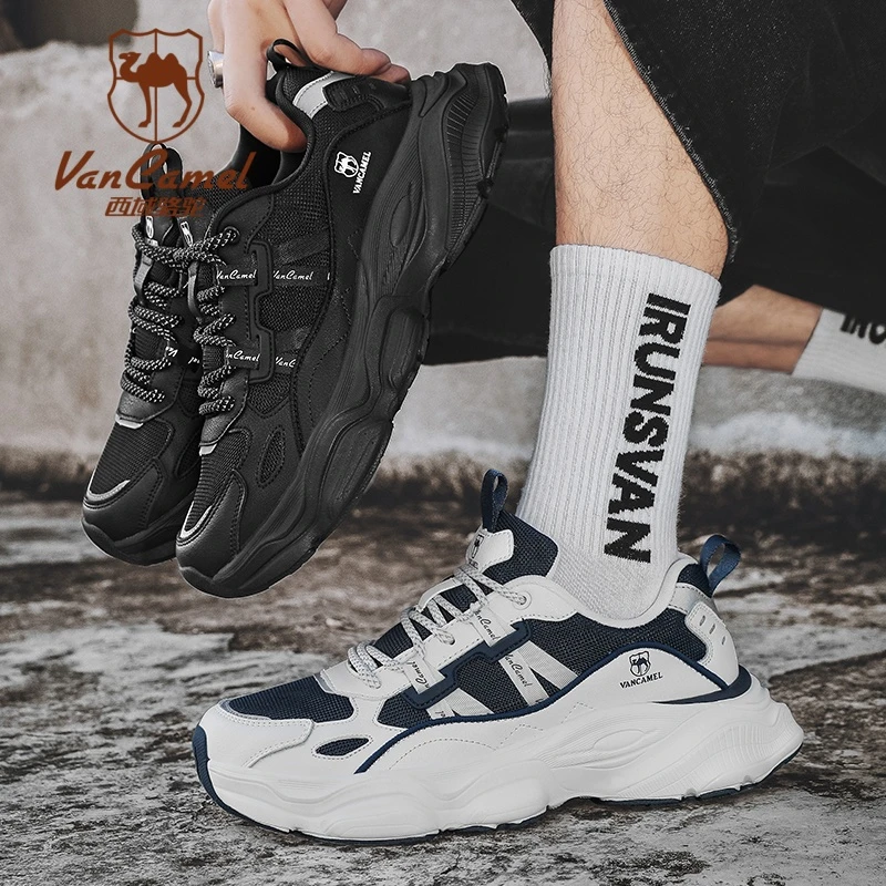 木森同款/西域骆驼情侣运动鞋休闲鞋网面夜光百搭跑步鞋XYLT001