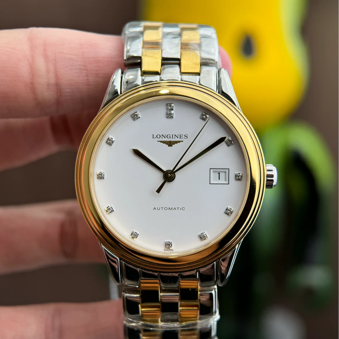 99新 Longines/浪琴 军旗/公价16200/表径38.5mm/L4.874.3.27.7