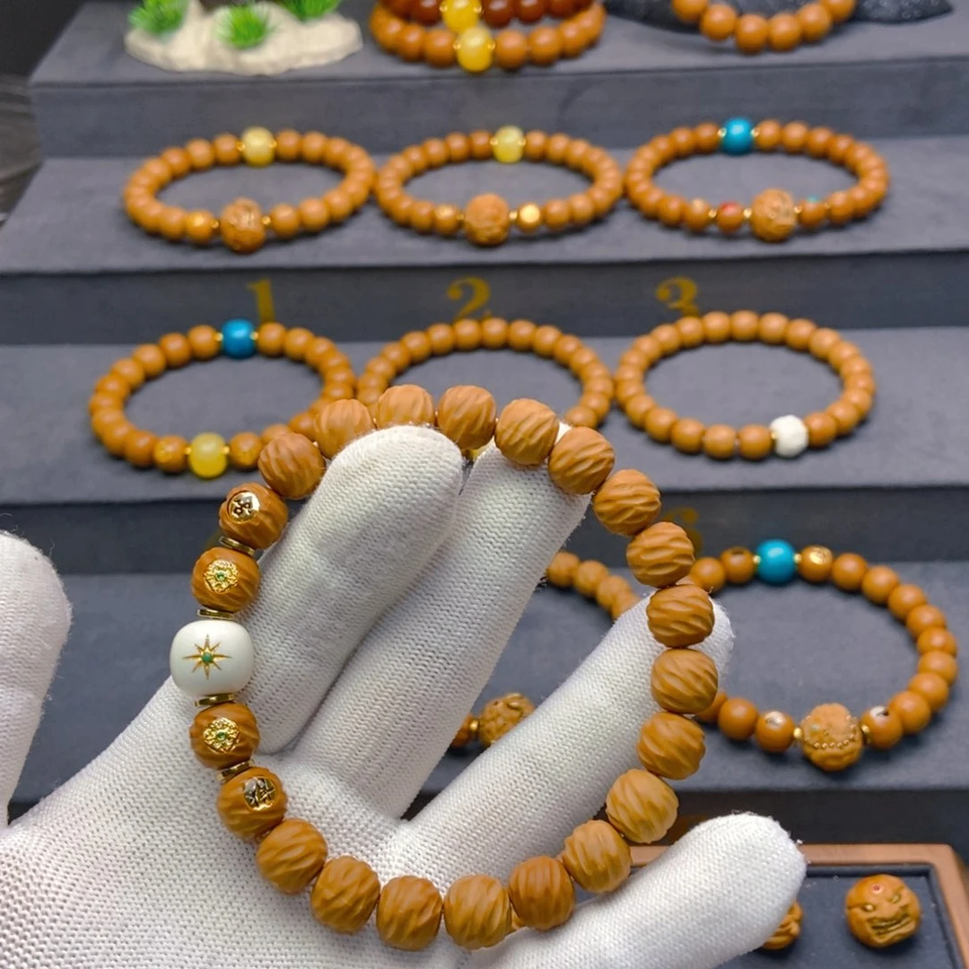 猴头核桃手串猴头核桃手串四标原 配云锦sss级1.0