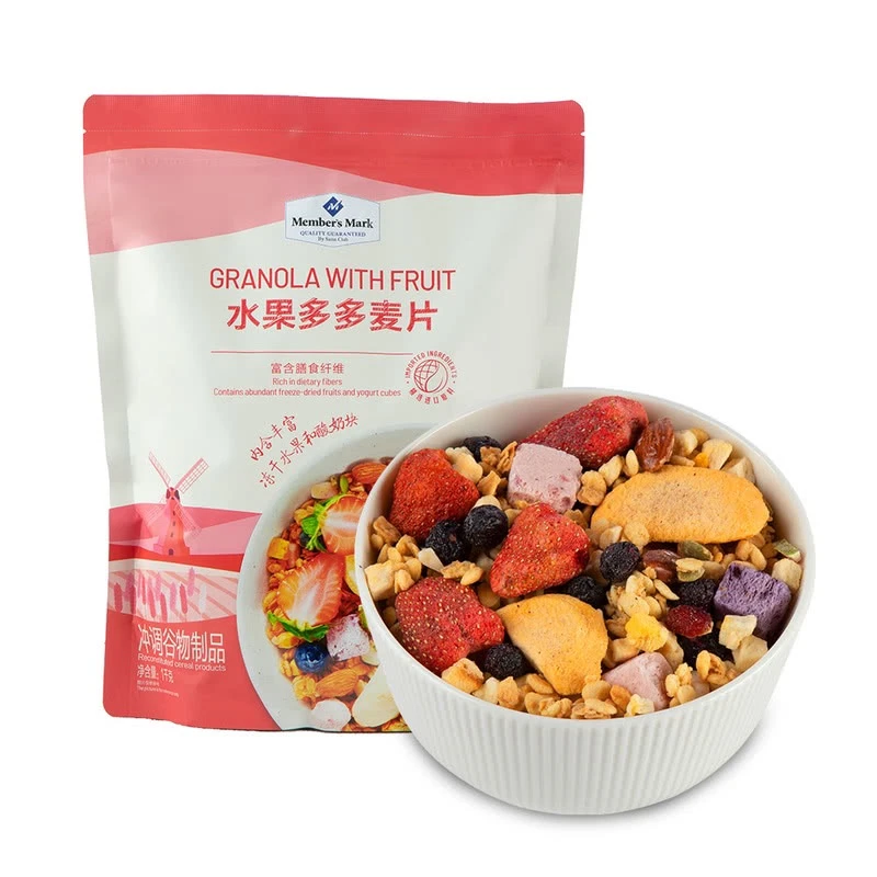 水果多多麦片1kg 精选12种食材冻干酸奶块营养烘干混合即食酸甜