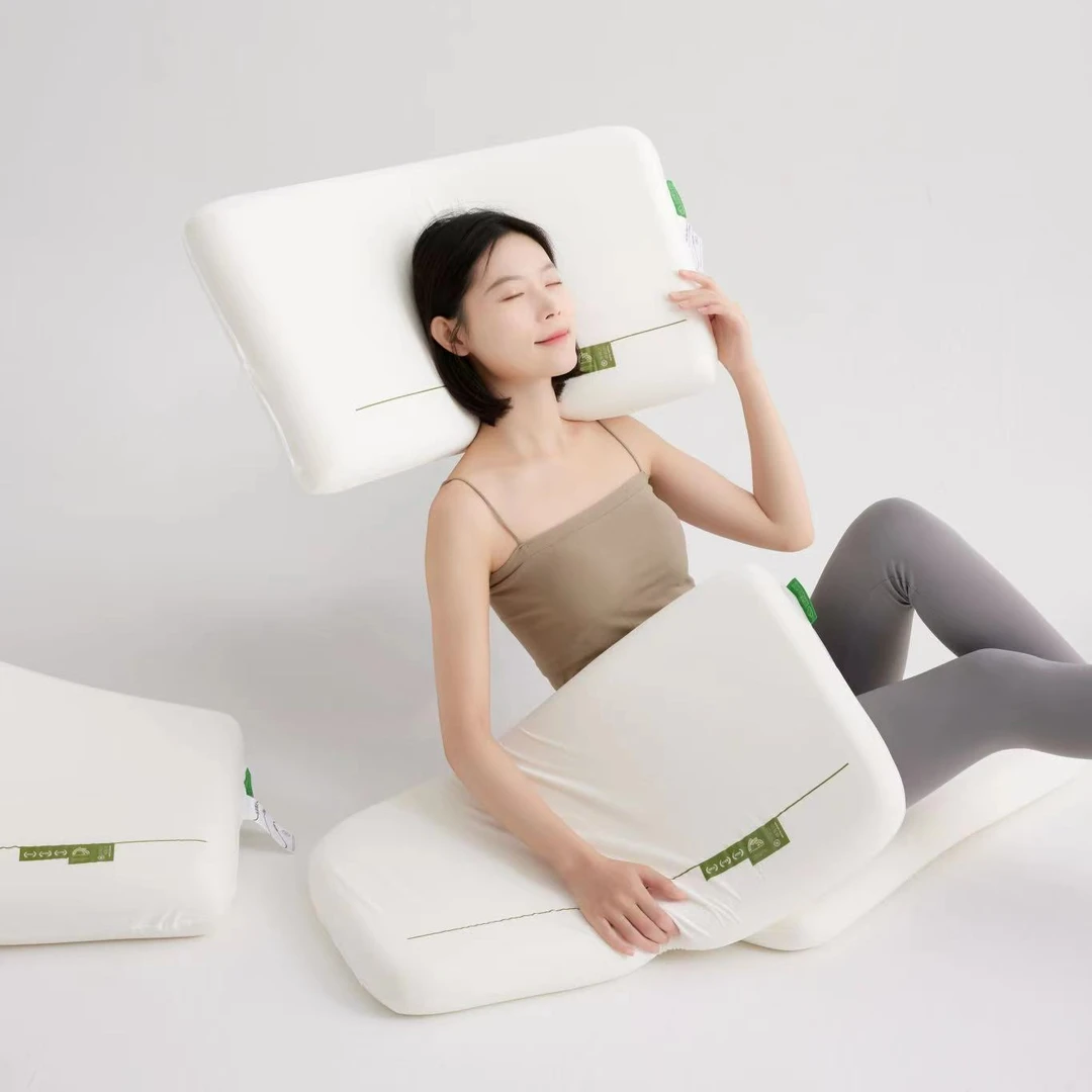 Y朵星球慢回弹记忆棉枕A类母婴级护颈助眠透气睡眠家用床上品枕头