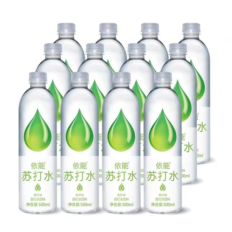 依/能弱碱性水白桃500ml*12高端饮用水饮料夏季饮用水柠檬苏打水