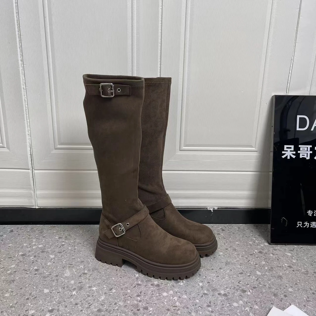 【拾秋】20245新款时尚百搭长靴*2709-1