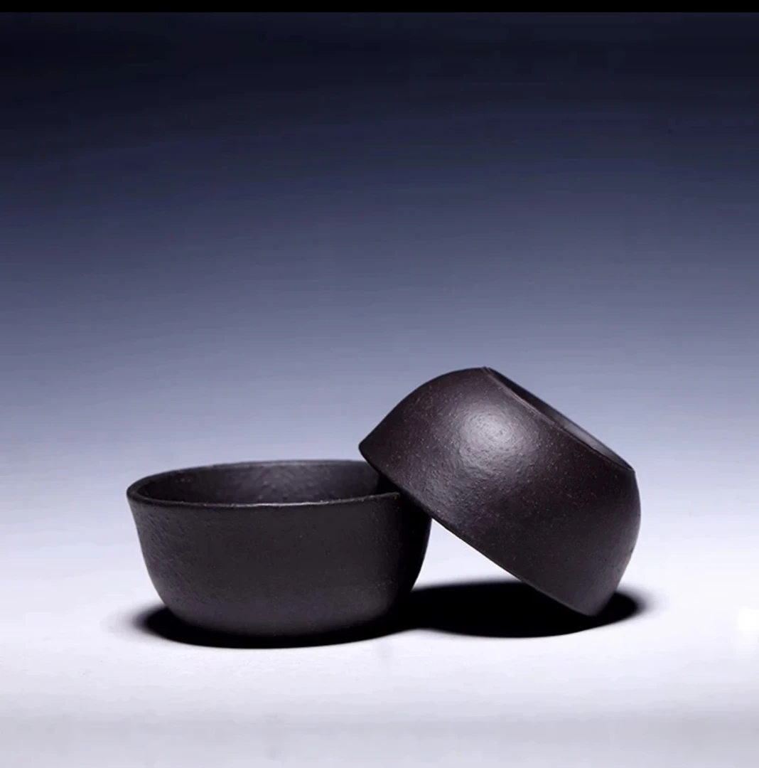 黄龙山原矿早期紫砂品茗杯