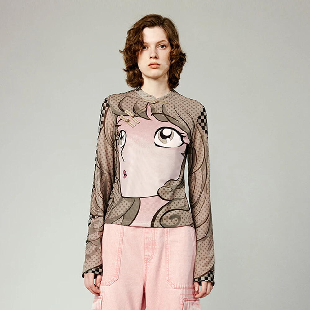 UOOYAA/乌丫秋季经典「BarBarella城市雅丹风」漫画美少女新中9138